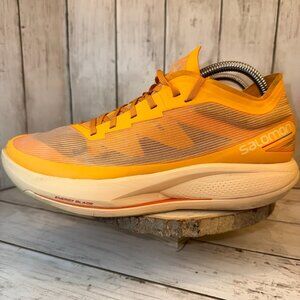 SALOMON Phantasm Patina Shoes Sneakers Blazin Orange Almond Cream Womens Size 9